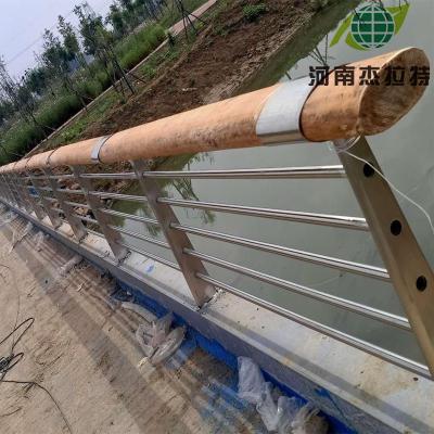 徐州不锈钢河道护栏喷塑钢管栏杆供应