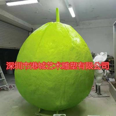 梧州热带地区标识玻璃钢番石榴雕塑多少钱来电咨询