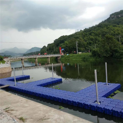 水上塑料浮箱码头搭建水面浮桥生产批发