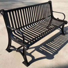 靠背不锈钢公园椅无靠背户外休闲椅