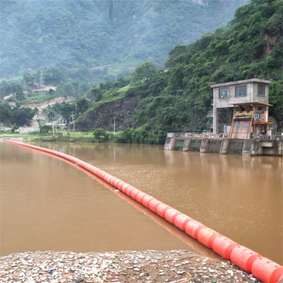低水头水电站拦污栅浮漂水面拦污网浮筒型号