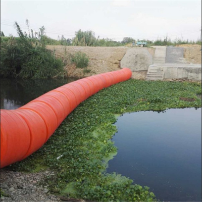 水库入水口拦漂浮筒河道100米管式拦污排