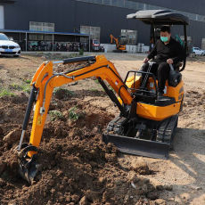 新型履帶式樹坑挖掘機 農田菜園小型挖土機
