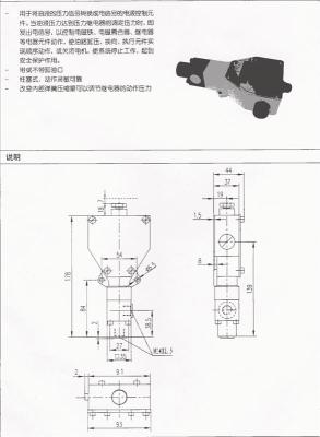 HED1KA20/100L24柱塞式压力继电器