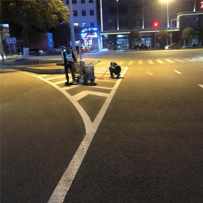 深圳龍崗消防劃線-停車位劃線-道路熱熔劃線