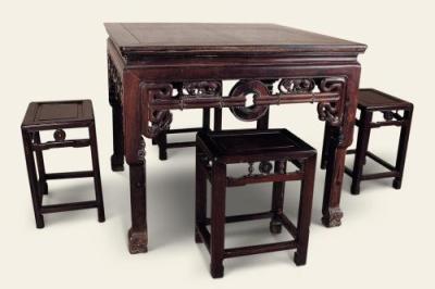 上海老方桌椅恢复红木家具修理翻新用真材实
