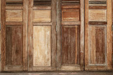 上海閘北舊木門改造木門框修復換門