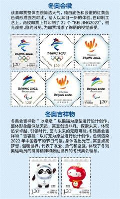 激情冬奥2022北京冬季奥运会邮票珍藏册