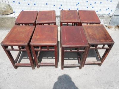 上海华漕板桥队餐桌椅专业红木家具翻新老木
