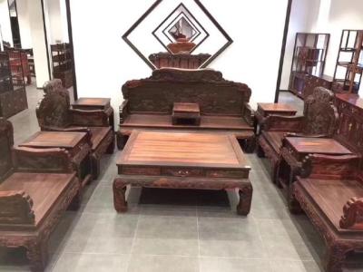 上海华漕镇红木家具改色的翻新餐桌椅修理小
