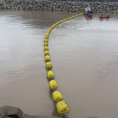 河道挡渣拦垃圾浮体直径30厘米管式拦污漂