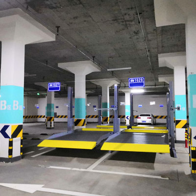 天津回收立体机械车位回收两层简易升降车库