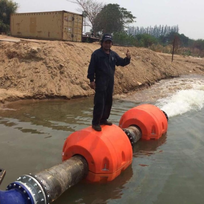 水库疏浚管道浮体10寸挖泥船浮筒型号大全