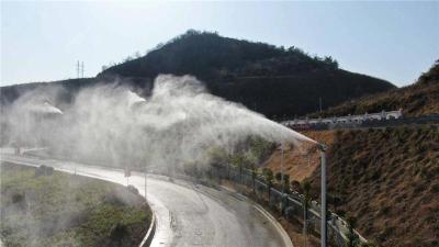 雾桩机道路雾桩喷雾除尘设备济南安装队