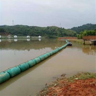 水面漂浮垃圾拦漂装置河道拦污浮桶安装