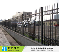 服务区标准围墙做法 深圳游乐园铁艺栅栏