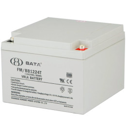 BATA蓄电池FM/BB1224T鸿贝12V24AH批发