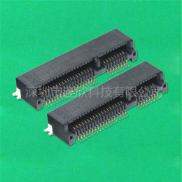 MINI PCIE连接器52PIN塑胶高度4.0/5.2H