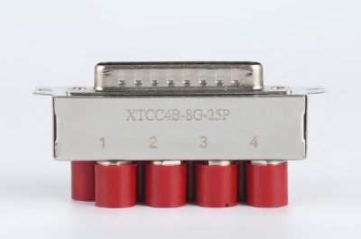CC4B-8G-37P-25P光端机连接器适配器配件8孔