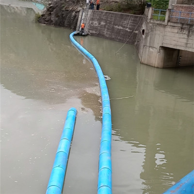 河道漂浮物拦截导流装置水电站进水口导漂排
