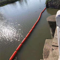水下拦污网浮筒河流垃圾拦截装置
