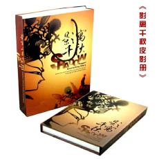 陜西西安皮影禮品生旦凈末丑皮影相框收藏冊