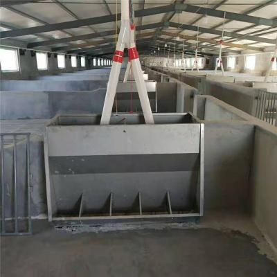 供应罗山猪场养殖自动料线  养殖场料槽料塔