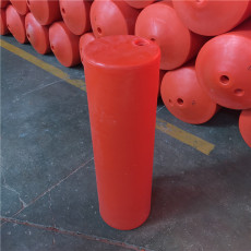 西藏电站塑料拦污浮筒橘红色拦漂浮体参数