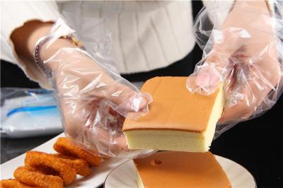一次性塑料手套 透明食品级防滑防油防污