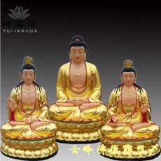 东方三圣神像图片 三圣佛佛像厂家