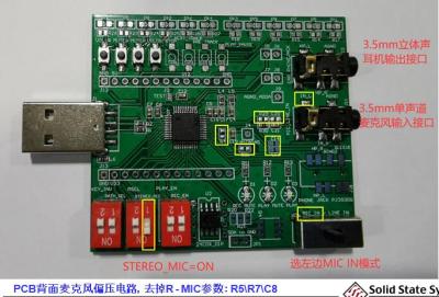 SSS1700鑫创USB麦克风方案USB话筒语音IC