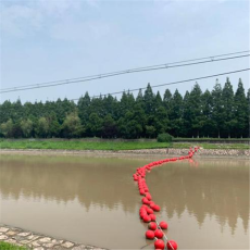 水电站危险区域抬缆警示浮实心塑料浮球
