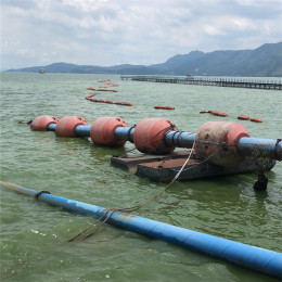海上漂浮式托管浮体水库疏浚管道浮筒加工