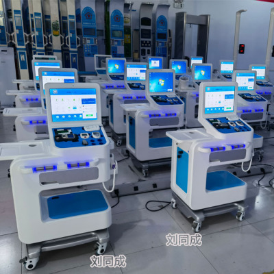 健康小屋体检机hw-v9000智能体检一体机