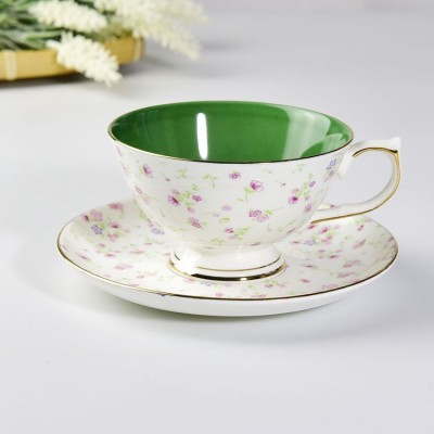 达美瓷业骨瓷咖啡杯碟套装 礼品下午茶具