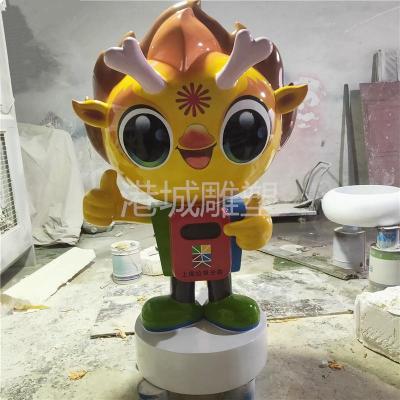 深圳环保垃圾分类卡通雕塑吉祥物定制厂家
