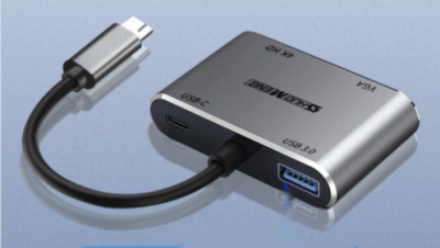 硕盟 TYPE C转HDMI VGA USB3.0 PD3.0