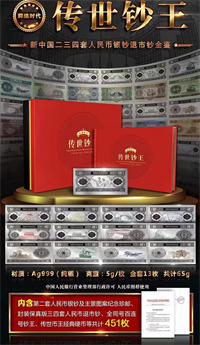 传世钞王新中国第二三四套银钞