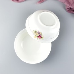 厂家批发6寸骨瓷面碗大容量汤面陶瓷碗