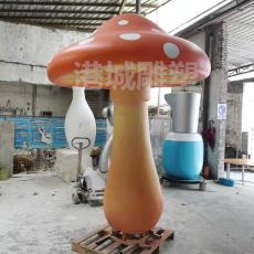 城市鄉村景觀玻璃鋼蘑菇亭雕塑定制報價廠家