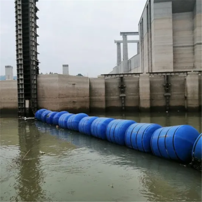 新型水面漂浮物拦截装置塑料拦污排安装