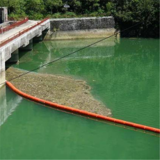 水上懸浮式攔污網浮球河道攔垃圾浮筒說明
