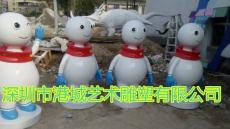 深圳出口卡通玻璃鋼小雪人雕塑定制哪家好