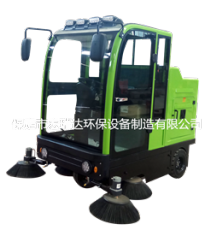 秦皇島電動掃地車電動清掃車駕駛式掃地機