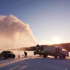 诺泰克雪狼人工造雪机 零度以下造雪环境