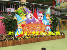 商場美陳喜劇卡通人物小丑雕像定制報價廠家