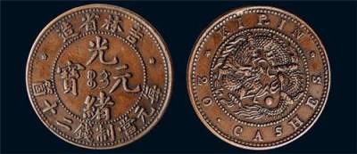 古董光绪铜币私下价格近期走势如何