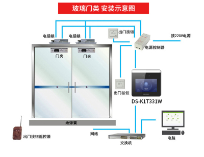 深圳海康威视T331W人脸门禁考勤机刷脸门禁