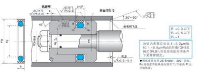 日本NOK密封件SPGO密封圈PTFE双向密封