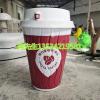 广州IT人员咖啡店咖啡杯雕塑厂家批发量大价